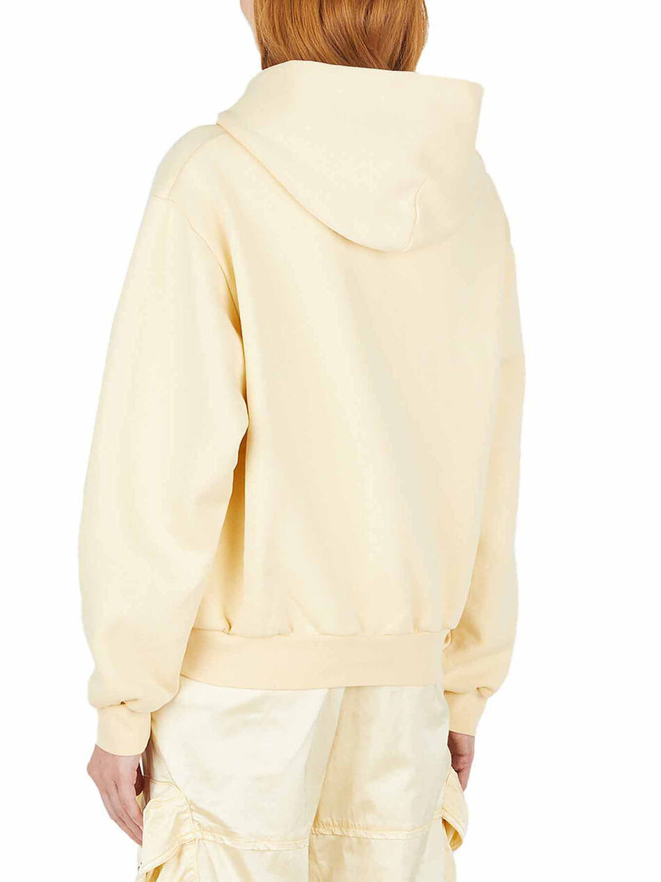 Yellow Hooded Sweatshirt