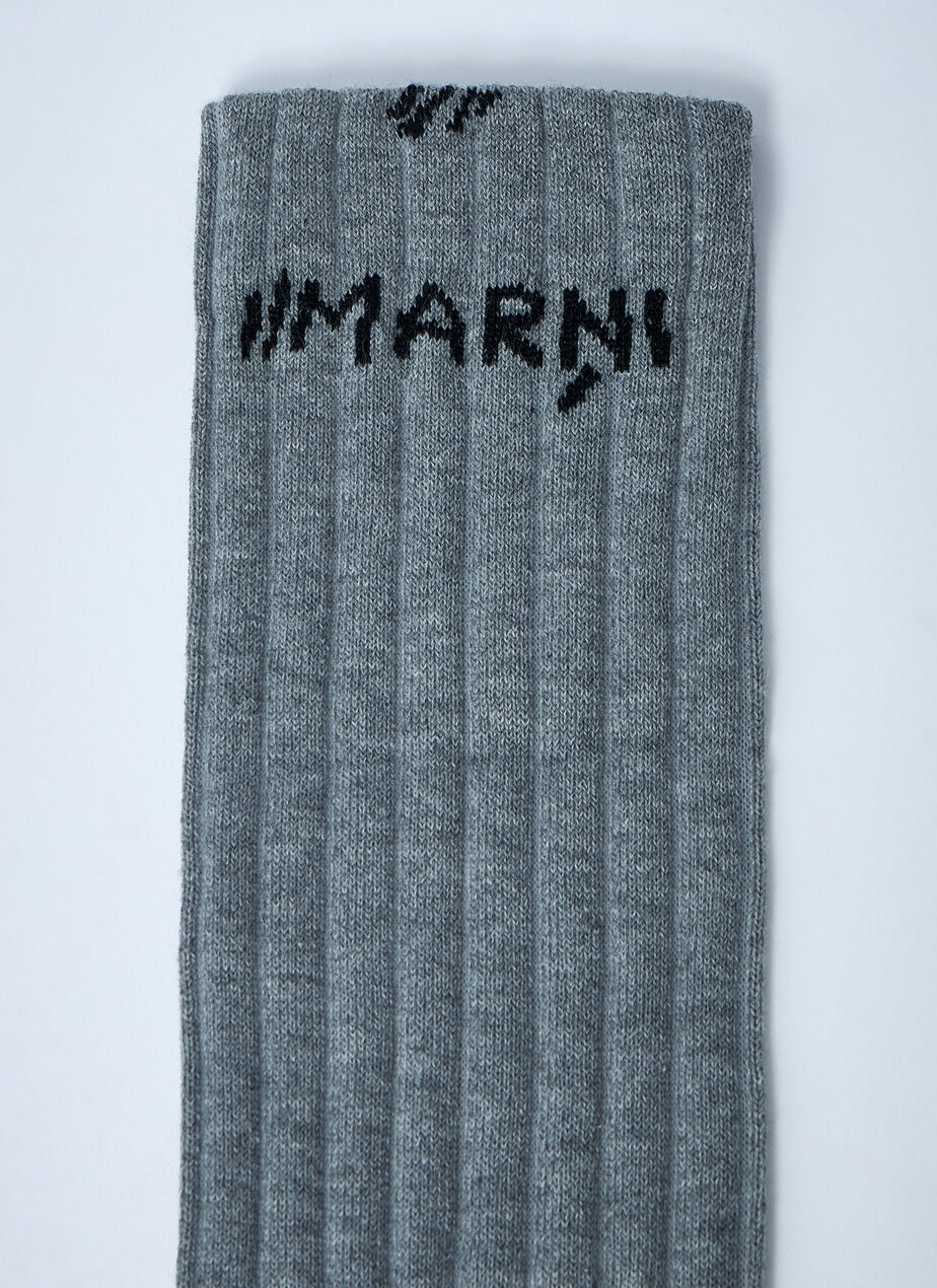 Logo Motif Socks