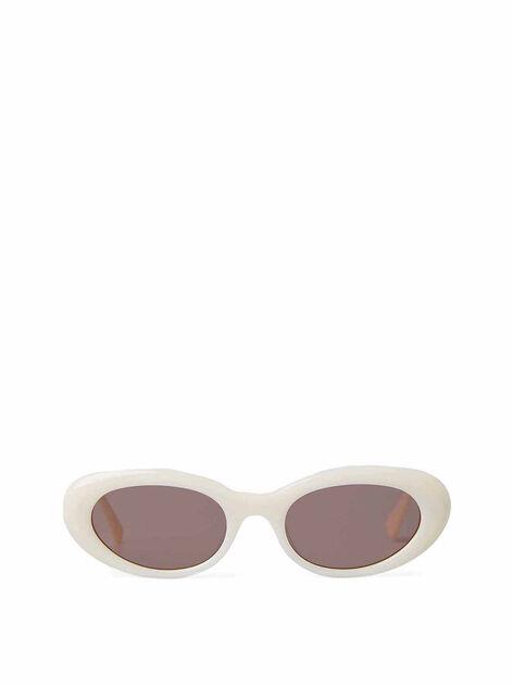 Le 01 Cream Sunglasses