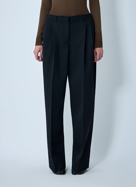 Wool Belted Pants