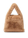 Blumarine Eco Faux Fur Handbag in Beige Beige flblm0249014bei