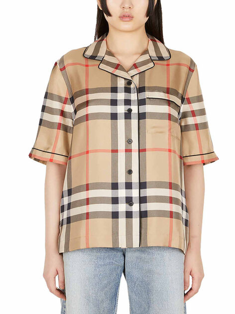 Bowling Tierney Shirt with Nova Check Motif