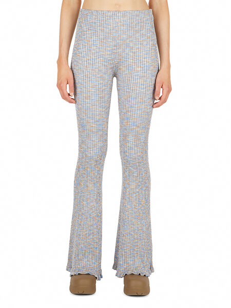 Ribbed Leggings in Blue