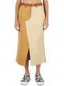 Marni x Carhartt Colour Block Panel Skirt  flmca0250009brn