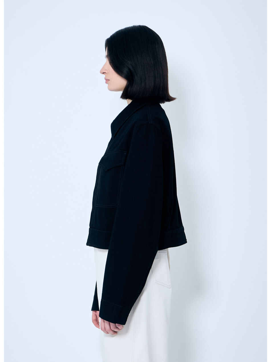 Cropped Denim Jacket