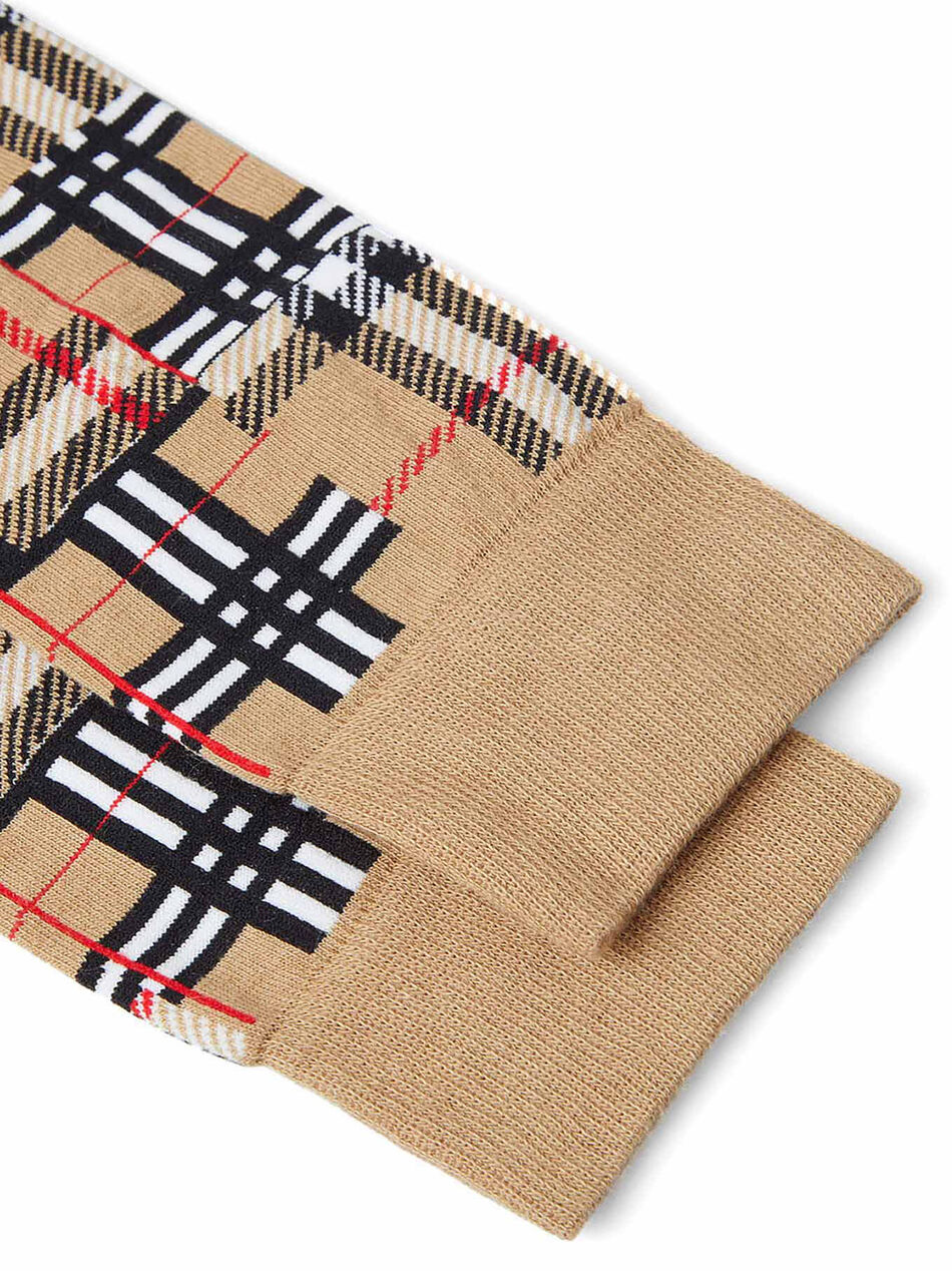 Patchwork Socks with Nova Check Motif