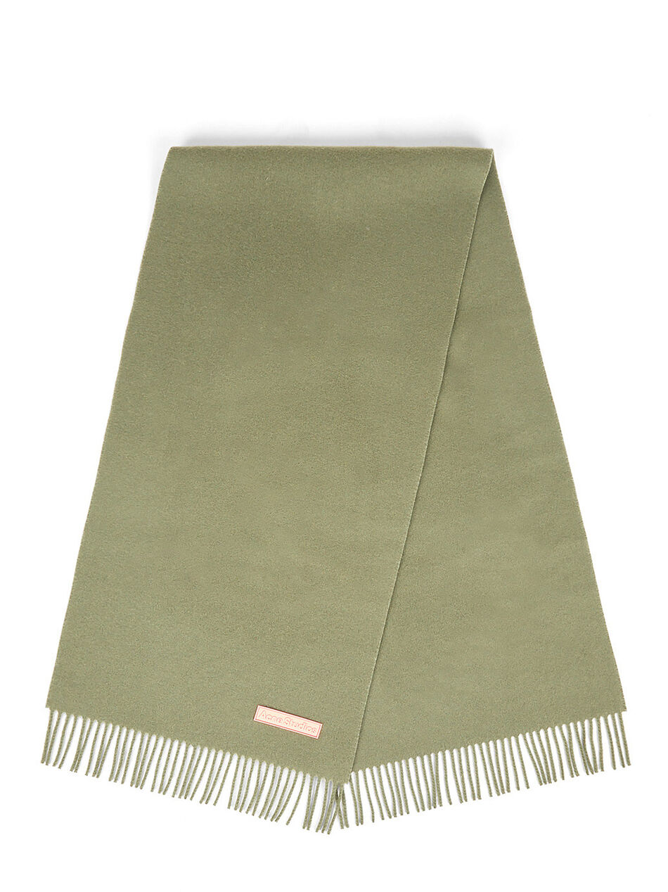 Fringe Scarf in Green