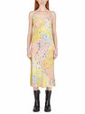 Marc Jacobs Bias Slip Dress with All-Over Motif