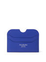 Acne Studios Logo Print Card Holder in Blue Blue flacn0150095blu