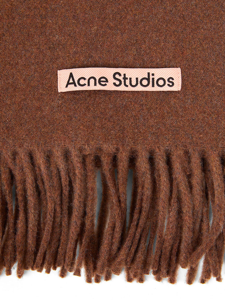 Fringe Scarf in Brown