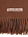 Acne Studios Sciarpa Marrone con Frange Marrone flacn0349025brn