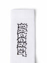 Rassvet Ribbed White Socks with PACCBET Logo White flrsv0148039wht