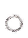 Paco Rabanne Chain Necklace with T-Bar Closure Silver flpac0248026sil
