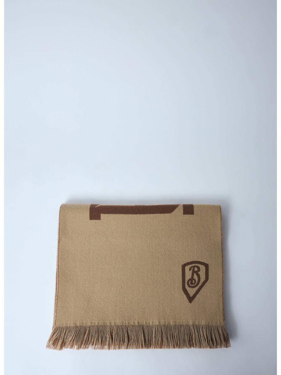 Logo Wool Scarf