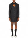 Vivienne Westwood Heart Shirt Dress Black flvvw0251028blk