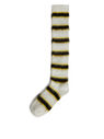 Marni Knee High Stripe Socks White flmni0249023wht