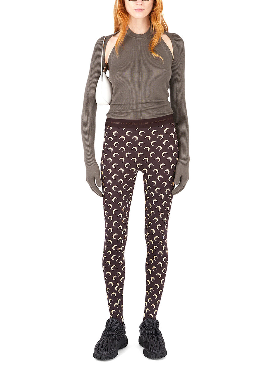 Legging with Moon All-Over Print