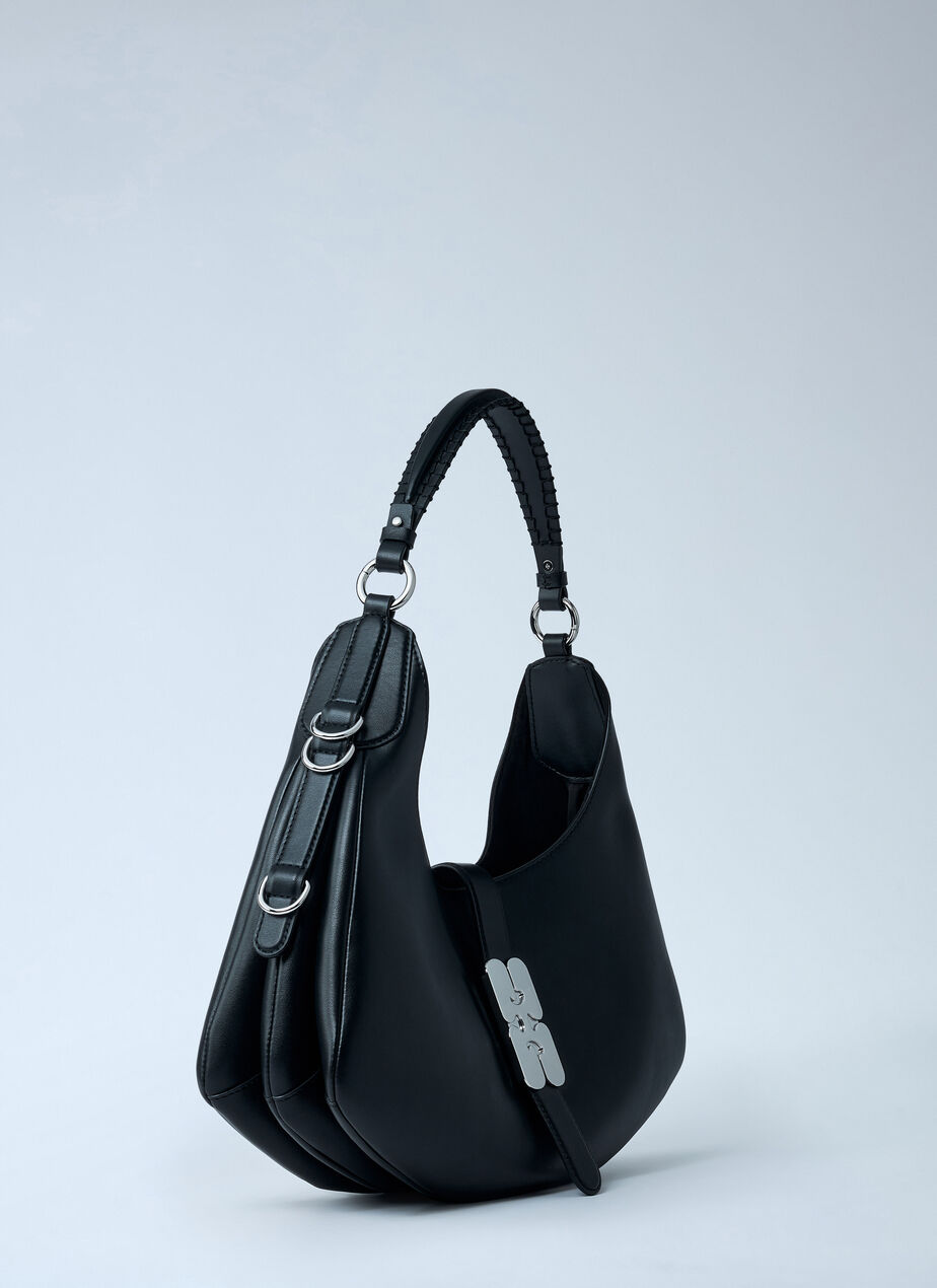 Small Kat Silver Shoulder Bag