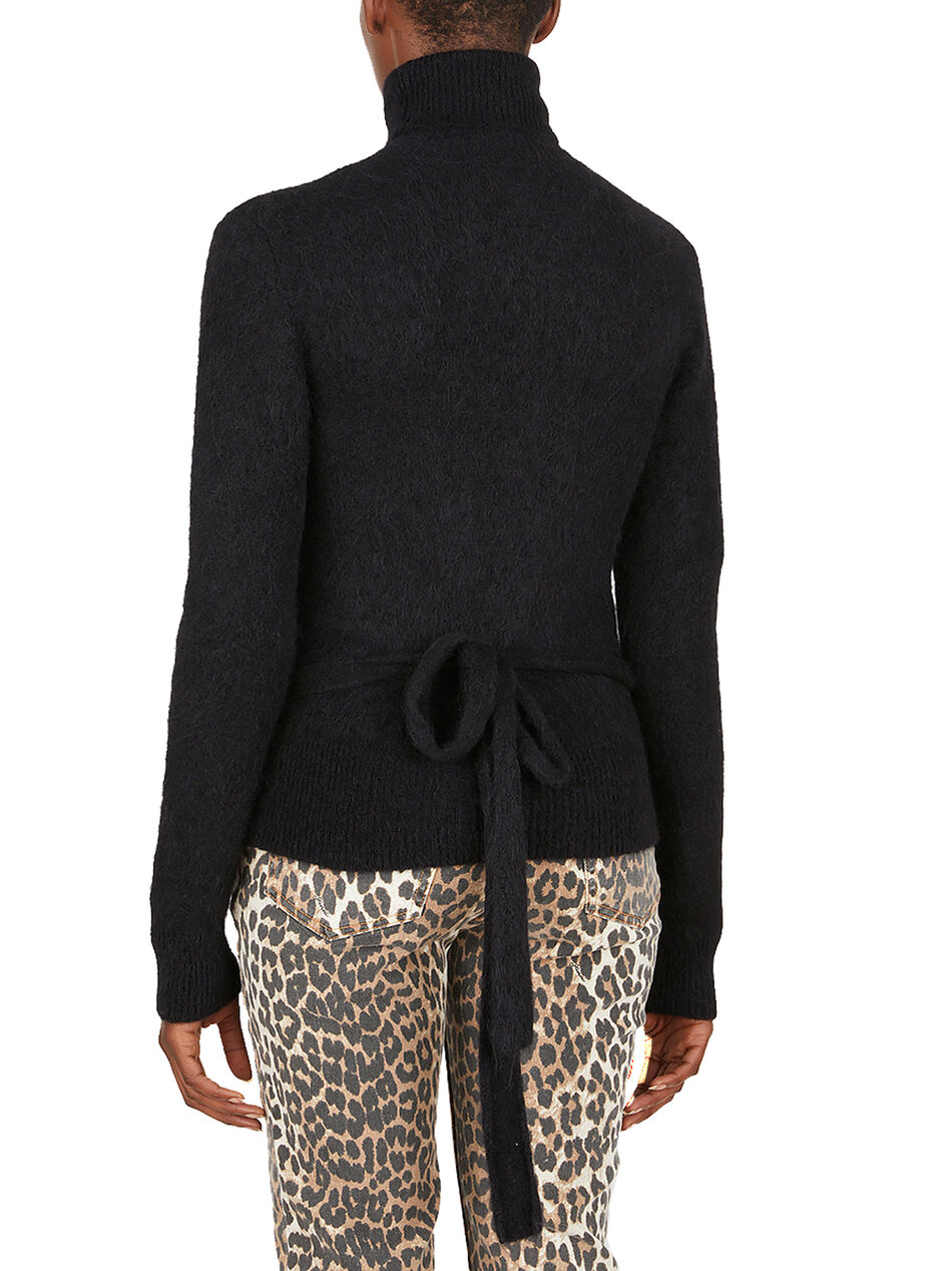 Cut Out Wrap Sweater