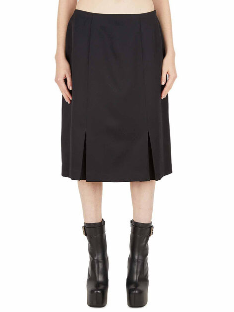 Black Pleated Skirt