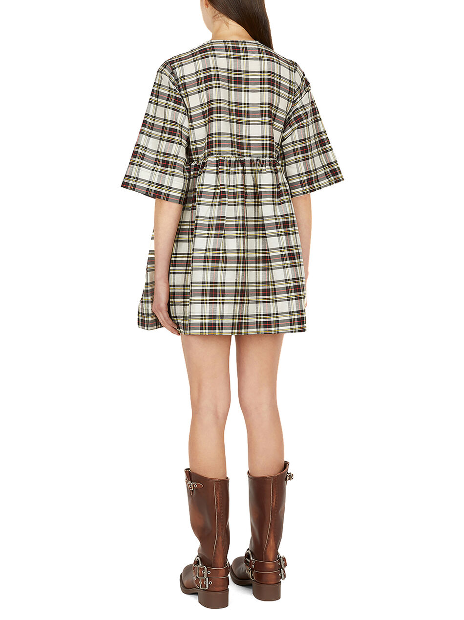 Chequered Ribbon Dress