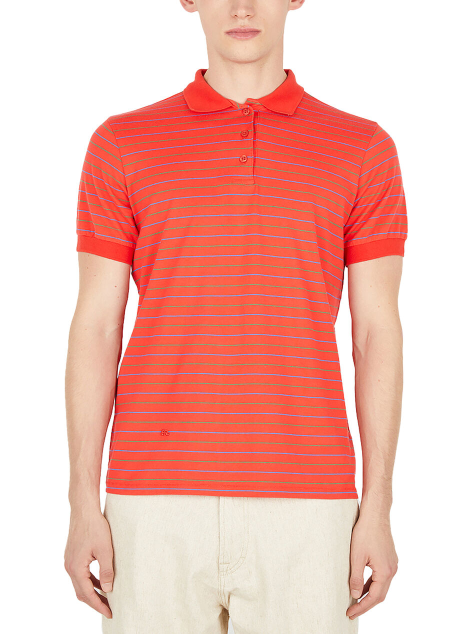 Striped Polo Top