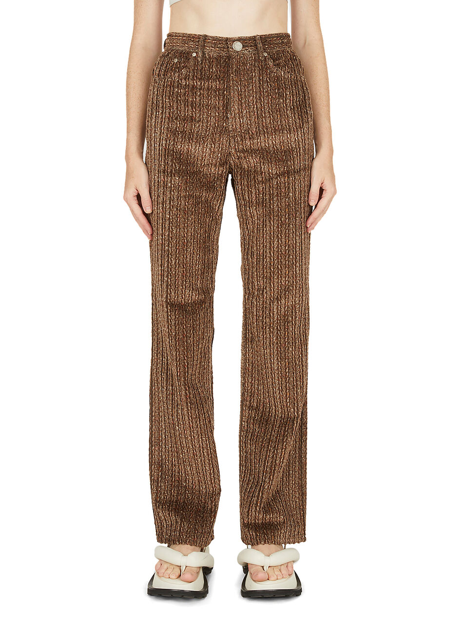 Straight Leg Corduroy Pants