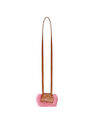 Marni Shearling Airpod Case with Logo Pink flmni0249035pin