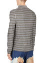 Eckhaus Latta Cobra Long Sleeve Polo Shirt Grey fleck0149006gry
