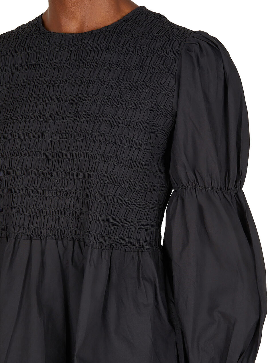 Puff Sleeve Smock Dress