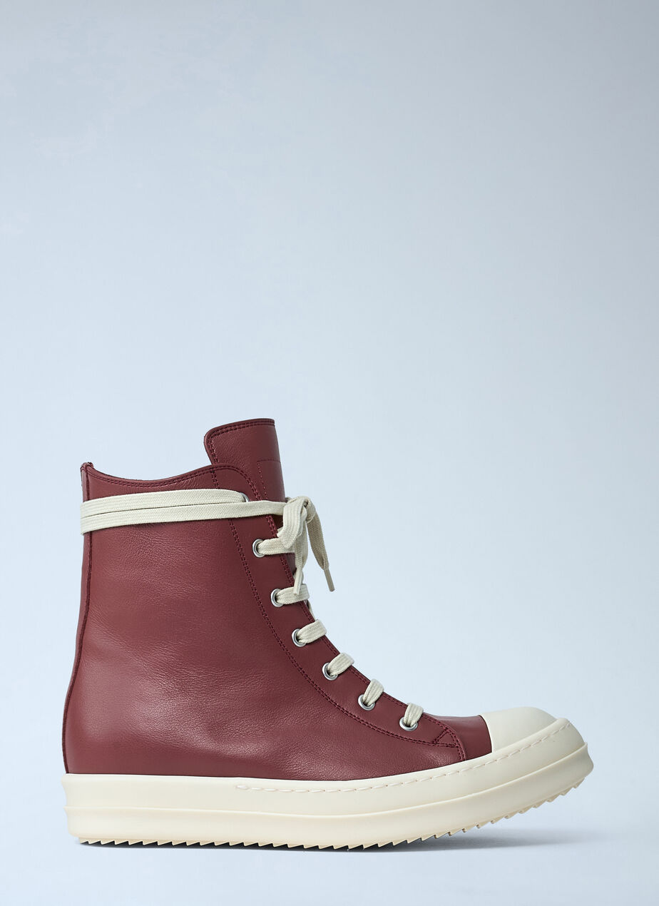 Leather High-Top Sneakers