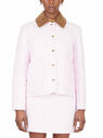 Burberry Pink Quilted Dranefield Jacket Pink flbur0247006ros