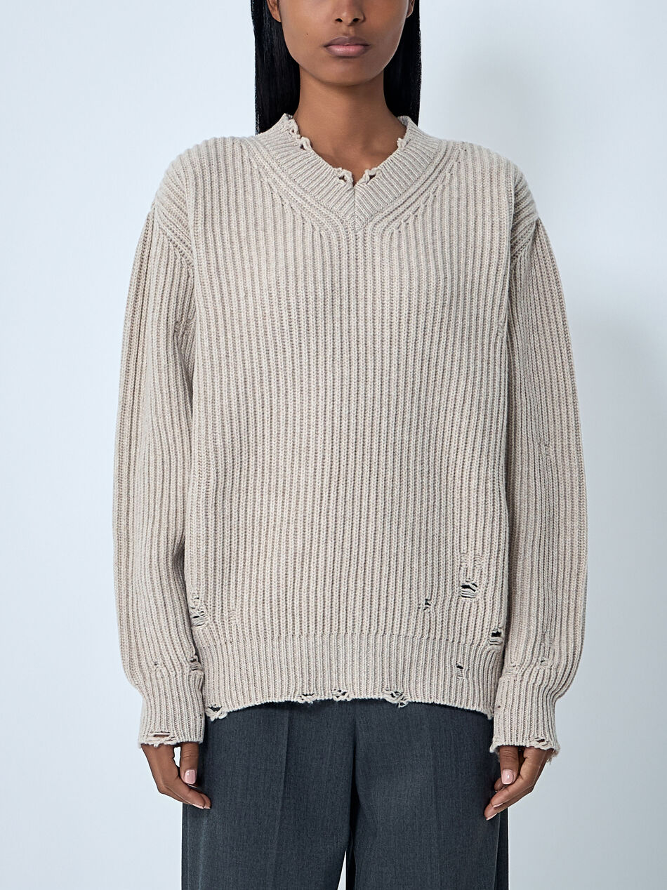 Distressed Sweater