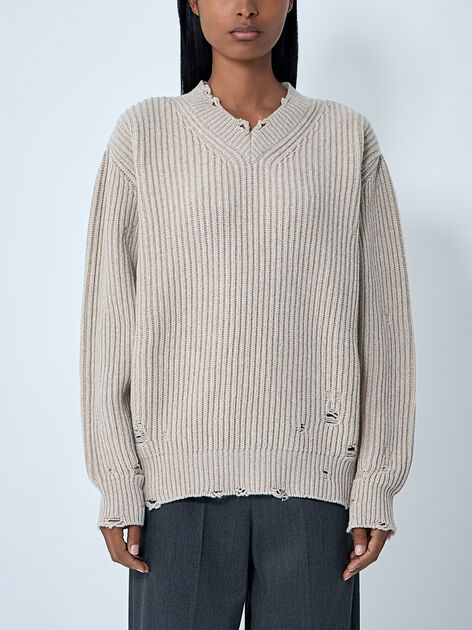 Distressed Sweater