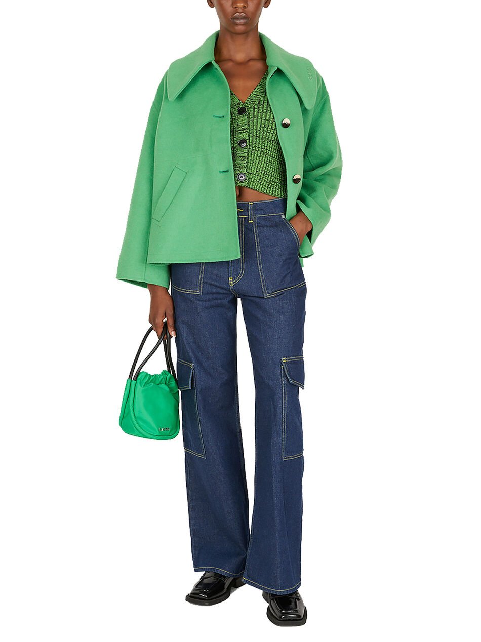 Oversized Collar Jacket