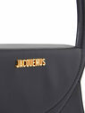 Jacquemus Le Sac Rond Handbag in Black Leather Black fljac0248050blk