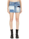 TheOpen Product Patchwork Denim Skirt  fltop0250006blu