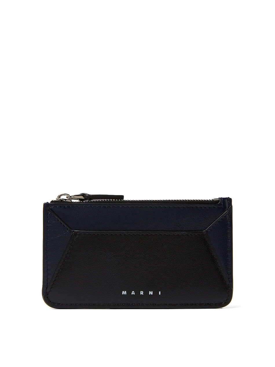 Colour Block Zip-Top Cardholder