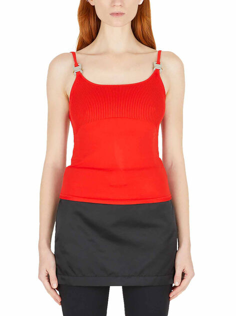 Tank Top with Rollercoaster Buckle Straps