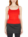 1017 ALYX 9SM Tank Top with Rollercoaster Buckle Straps Red flaly0247005col