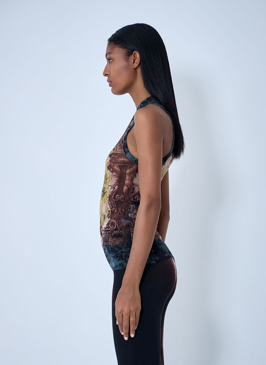 M&eacute;daillon Mesh Tank Top