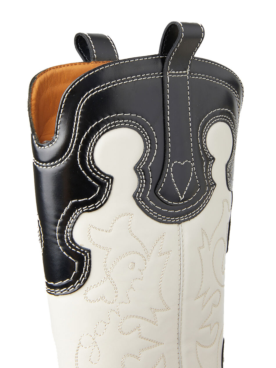 Mid Embroidered Western Boots