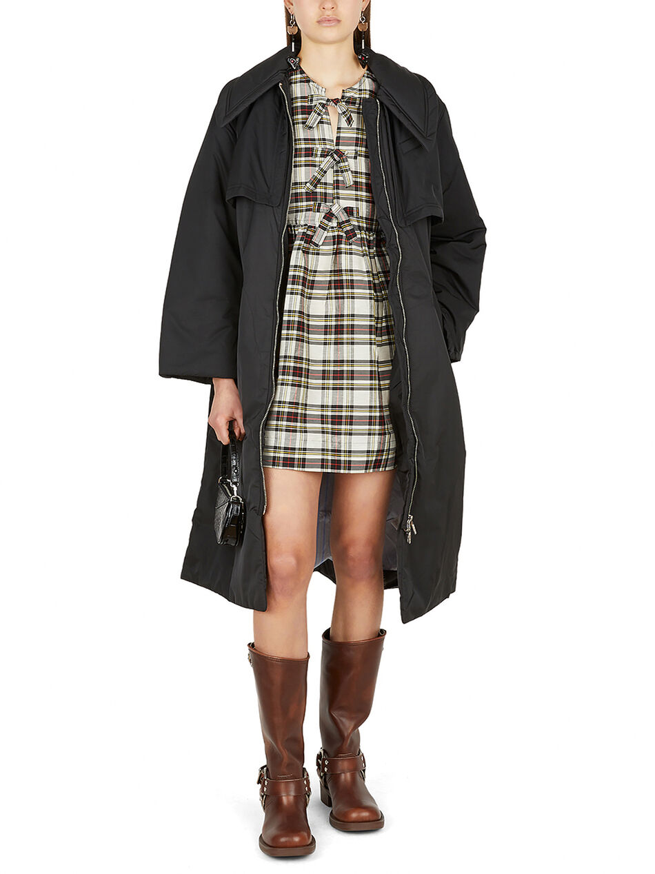 Belted Puffer Coat