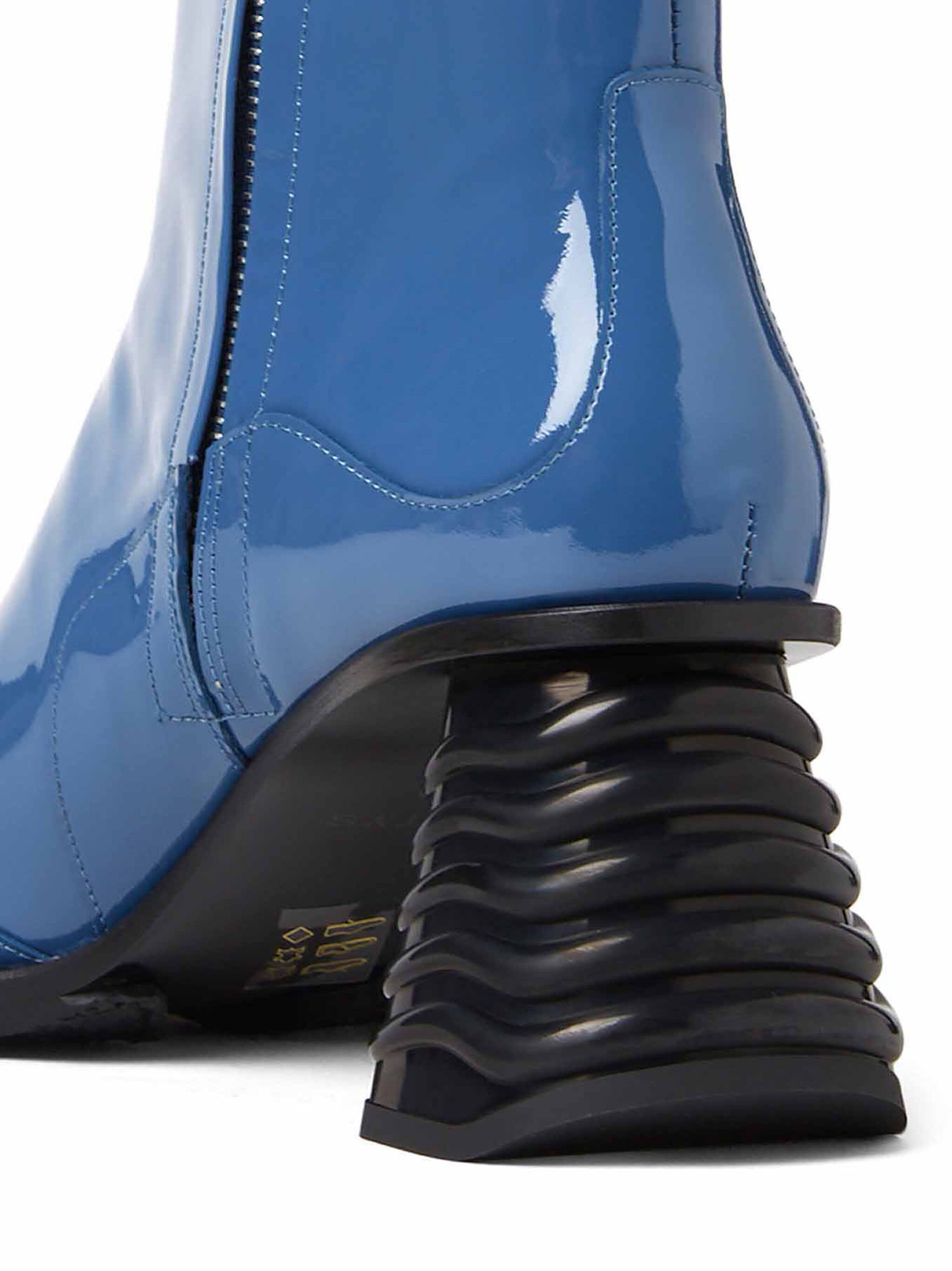 Eytys Gaia Blue Leather Boots | THE FLAMEL®
