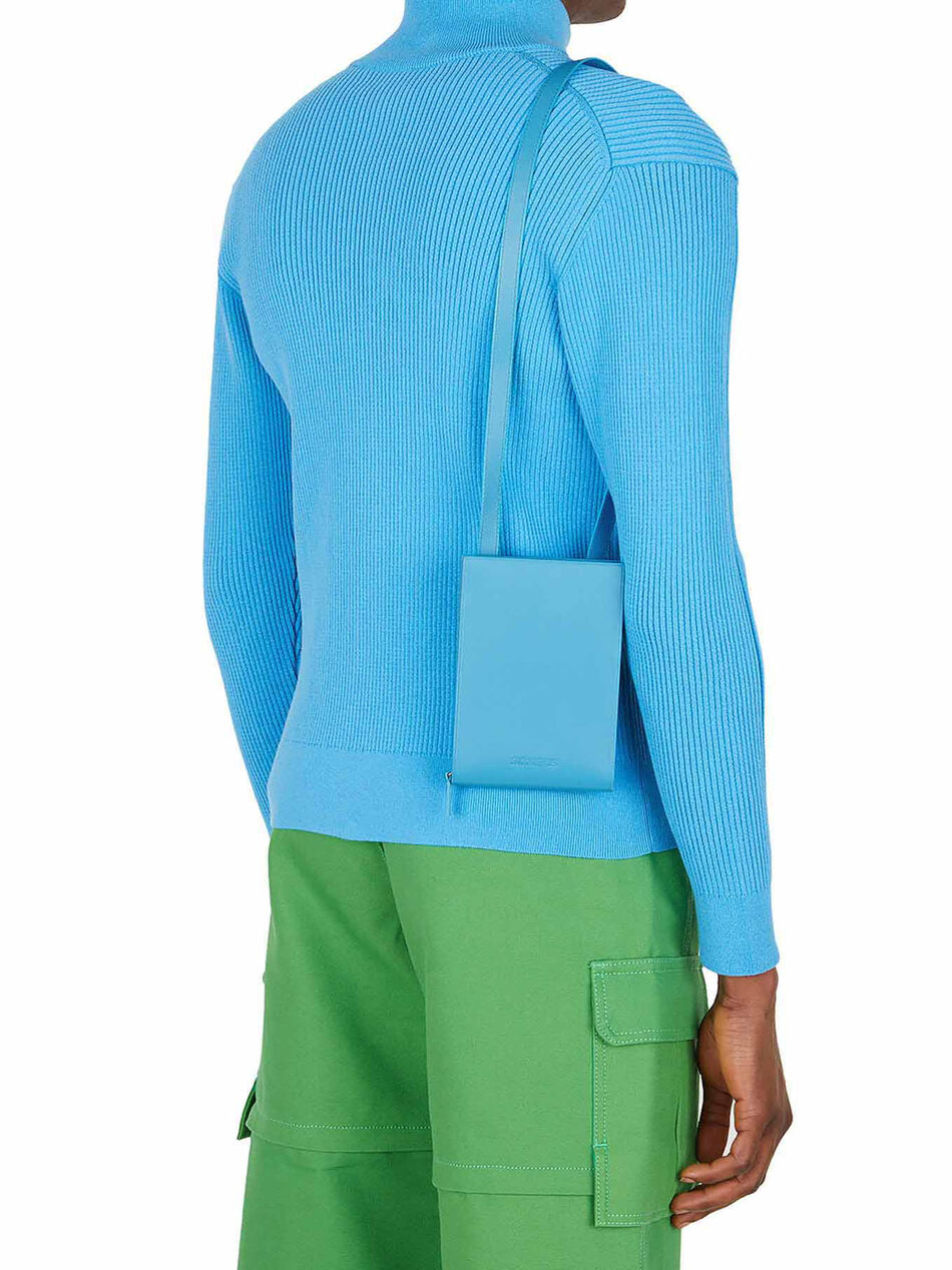 Le Gadju Blue Leather Wallet