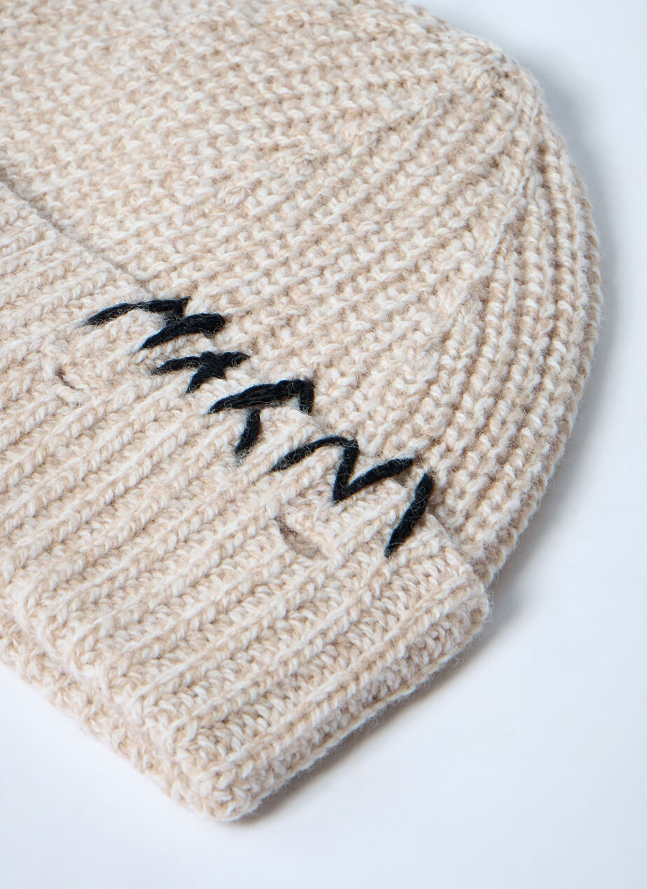 Logo Motif Beanie Hat