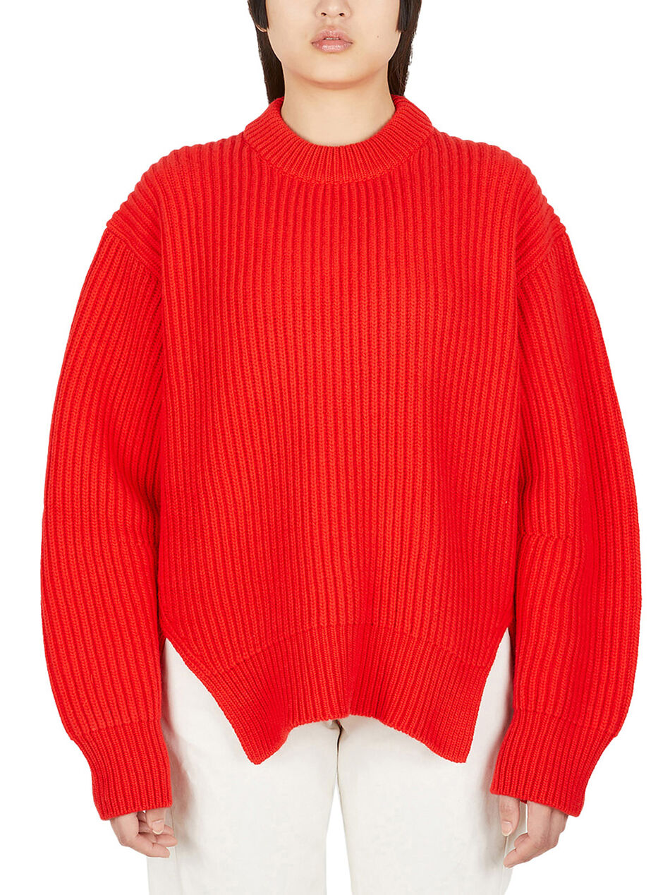 Ribbed Crewneck Sweater
