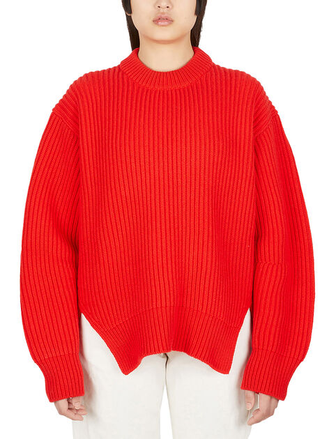 Ribbed Crewneck Sweater