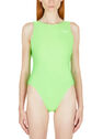 GANNI Sporty Swimsuit Green flgan0249033grn