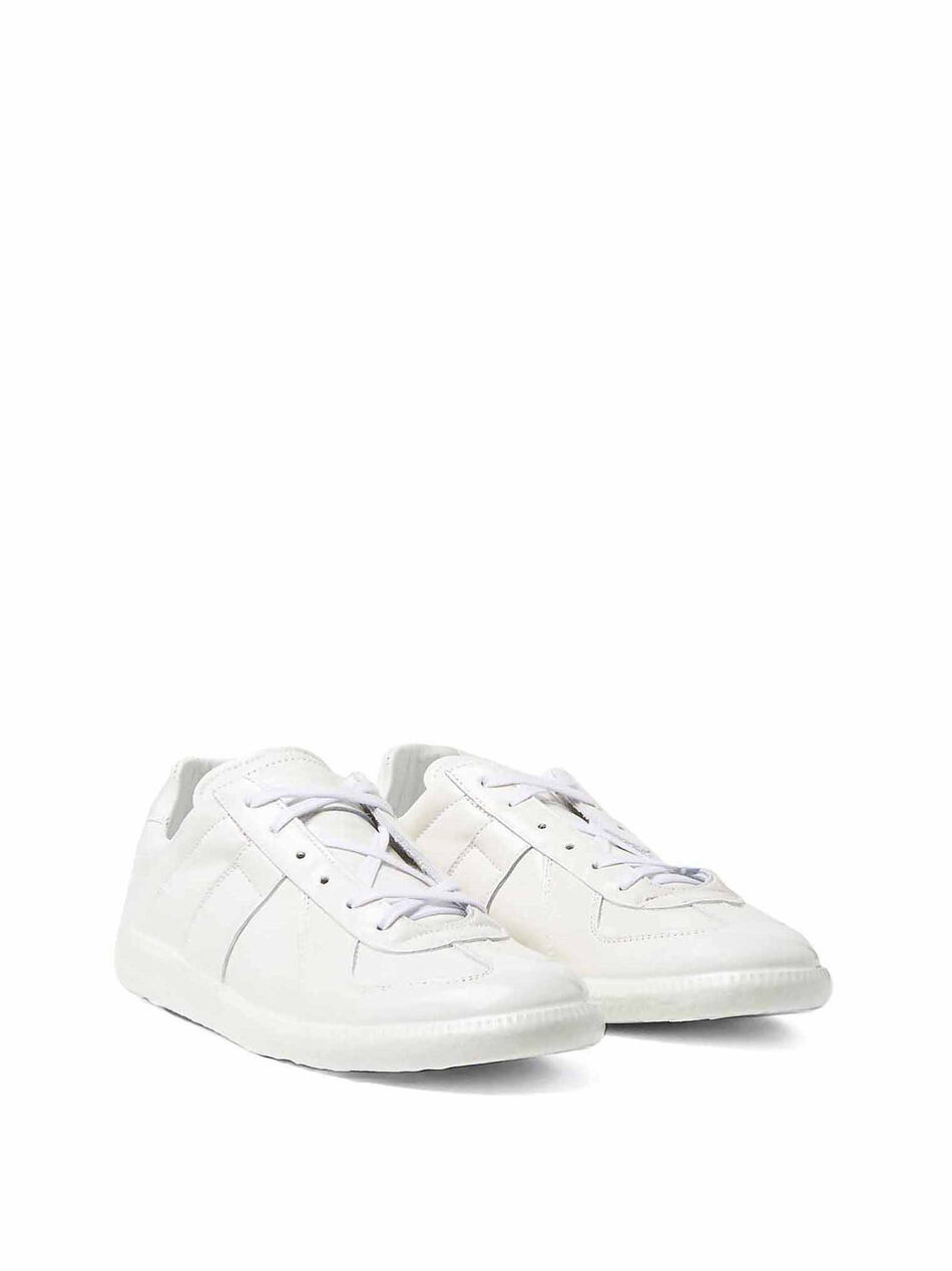 Replica Sneaker in White Leather